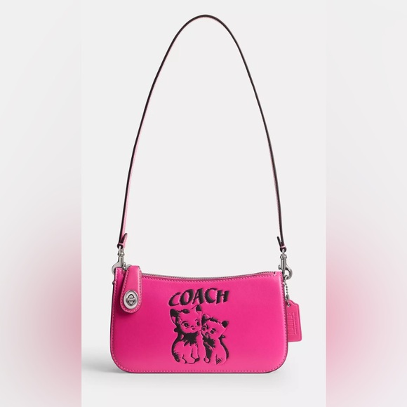 Coach x Lil Nas X Drop Penn Shoulder Bag RARE Kitten print! - Picture 3 of 9